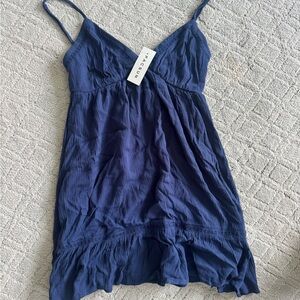 La Hearts Deep Blue Strappy Dress NWT